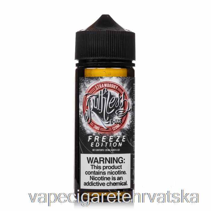 Vape Hrvatska Jagoda - Freeze Edition - Nemilosrdna Para - 120ml 3mg